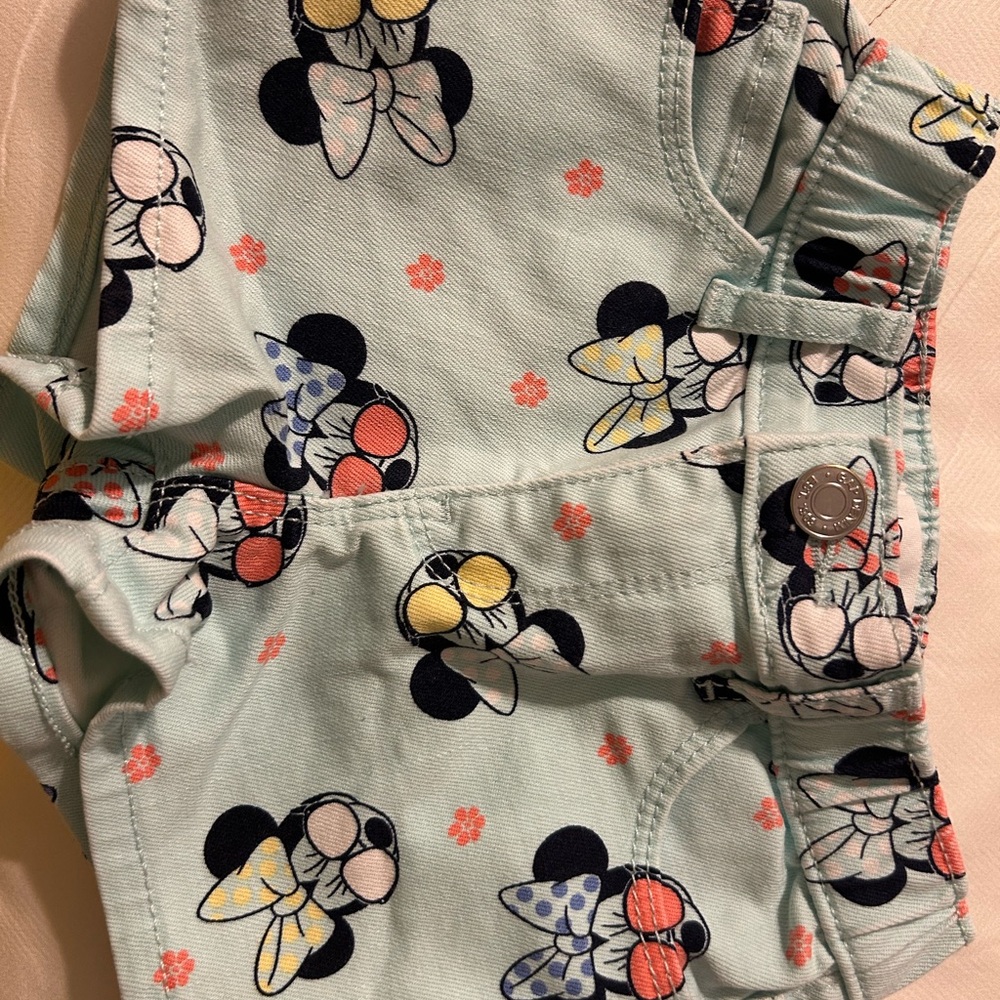 Disney Kids Shorts -  Minnie Print